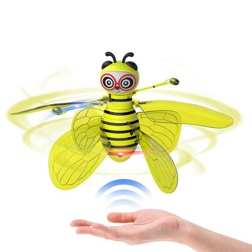 Avion Tlcommand  Infrarouge, Jouets  Induction, Simulation D'abeille Jaune lectronique Stable Universel, Jouets D'hlicoptre D'intrieur