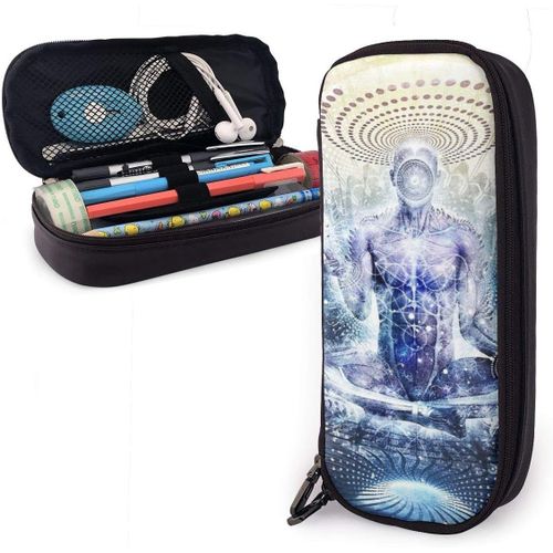 Awake Could Be So Beautiful Trousse  Crayons De Grande Capacit Avec Fermeture clair Pour L'cole Et Le Bureau, Trousse De Maquillage Multifonction