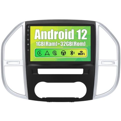 Awesafe Autoradio Android 12 Pour Mercedes Benz Vito 2014-2020, 1go+32go 10 Pouces Avec Carplay Gps Wifi Bluetooth Android Auto