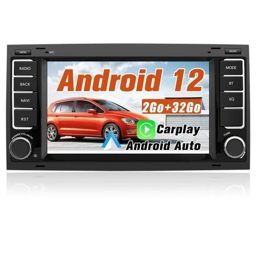 Awesafe Autoradio Carplay Pour Vw Touareg Transporter T5 Multivan, Android 12,cran Tactile 7