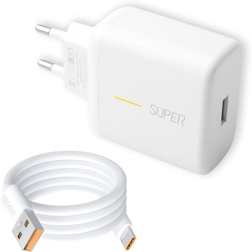 Ayu-65w Chargeur Rapide Pour Oppo, Chargeur Usb C 65w Avec Cble 1m Pour Oppo Supervooc Charge Pour Reno8 T Find N2 Flip X5 Pr-O X5 Lite X3 Neo X3 Pro Reno7 Pro 6 X2 A54 A54 A57 Oneplus 11 10t Realme