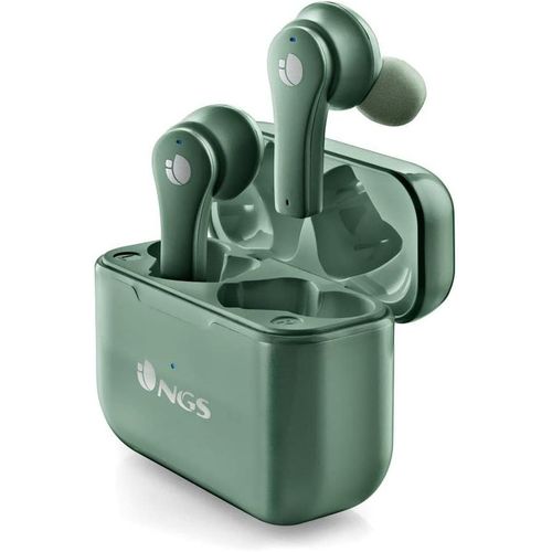 AYU-ARTICA Bloom Green - Ecouteurs Intra sans Fil, autonomie 24 Heures, contrle Tactile, USB Type C, compatibles avec True Wireless Stro et Bluetooth 5.0, avec Le Micro, Vert