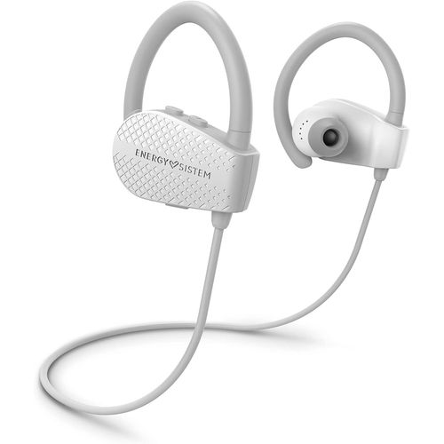 AYU-B09QQPNMBW Earphones Bluetooth Sport 1+ Snow (Bluetooth 5.1, Control por Voz Voice Assistant, Sistema de sujecin Secure-Fit, Resistentes al Sudor)- Blanco