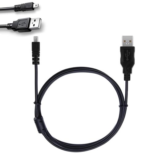 AYU-Cble Donnes Data de Charge USB UC-E6,Cble USB Mini-B 8 Broches Pour Appareils Photo Reflex Numriques Panasonic/Lumi X/Nikon,1,5 m