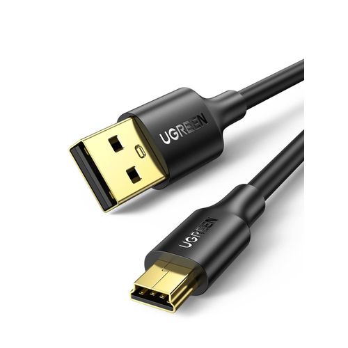 AYU-Cble Mini USB 2.0 Cable Type A vers Mini-B Charge et Sync Compatible avec Manette PS3 Calculatrice TI 83 Canon EOS 700D Nikon D3100 Appareil Photo Disque Dur GPS Hero 4 Black (3M)
