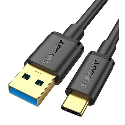 AYU-Cable USB C, 3 m Cable USB A vers USB C 5 Gbps Cable Android auto Compatible avec iPhone 16/15 Pro Max, Galaxy S24 S23 S22, SSD