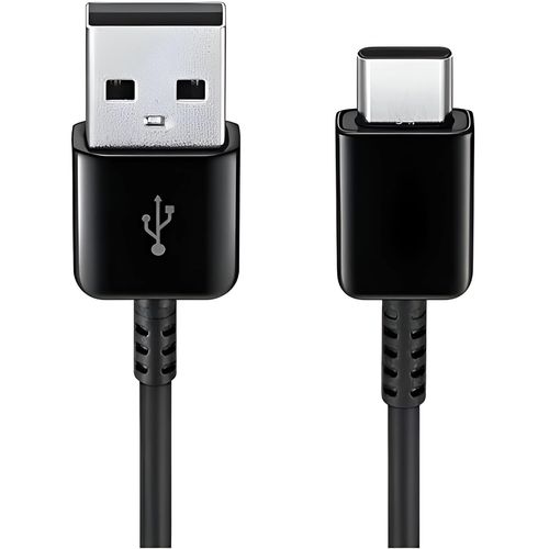 AYU-Cble USB-C vers USBC-A 80 cm Compatible Samsung Galaxy Srie S Note Fold Flip Galaxy A Tab S Tab A Tab E Noir