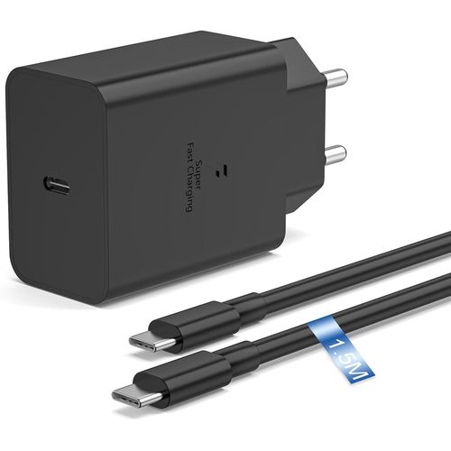 Ayu-Chargeur Rapide 45w Pour Samsung Galaxy S24 Ultra/S24+/S23/S23 Ultra /S22 Ultra/S22/S22+/S21/S21 Fe/S20/S9/S9+/S8/S8+/A13/A14/A54/A33/A53 5g, Chargeur De Type C-T Ep-T4510