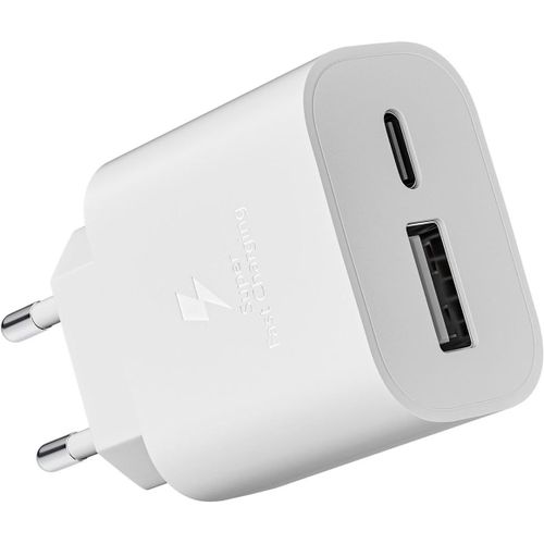 Ayu-Chargeur Usb C, 25w 2 Port Prise Usb-A & Usb-C Chargeur Rapide Adaptateur Type C Secteur Pour Apple Iphone 16/15/14/13/12/11/Pro/Max X Xs Xr 8 7 6s Plus Mini Se, Ipad, Samsung, Google TLPhone