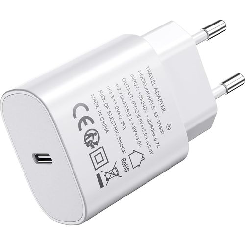 Ayu-Chargeur Usb C 25w, Usbc Pd 3.0 Power Adapter Universal, Usb C Alimentation Chargeur Rapide Compatible Avec Iphone 16/15/14,Samsung S25/S24/S23,Google Pixel 9 Pro/9a/8 Pro/8a, Tablettes