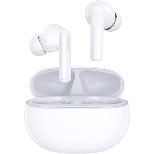 AYU-Choice Earbuds X7i, 40 Heures d'coute, 45DB couteur Bluetooth Sans Fil, Oreillette 5.3 Avec Microphone, IP54 Intra-Auriculaire, Bianco