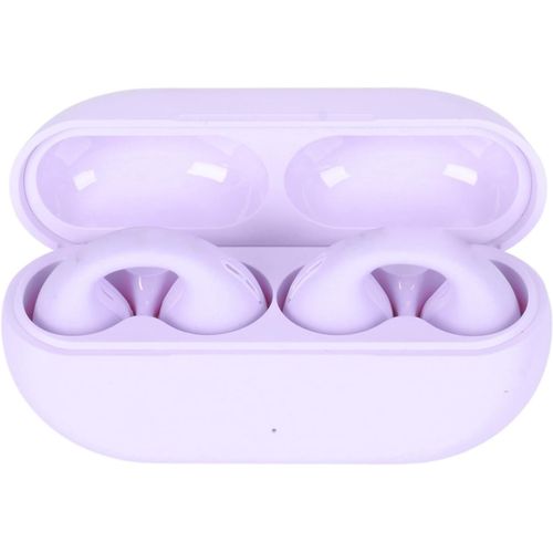 AYU-couteurs  Conduction Osseuse, Clip d'oreille tanche  Conduction Osseuse pour Windows, Casque Bluetooth pour la Course  Pied, Le Cyclisme, L'entranement (Violet)