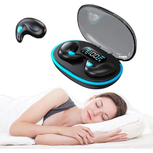 AYU-couteurs de Sommeil couteurs Casque d'oreille Intra- Auriculaires Confortable en Anti Bruit avec Micro & Rduction du Bruit Lger  Porter Contrle d'appuyer de Toucher