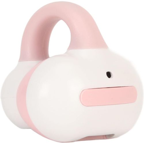 AYU-Ecouteurs Ouverts, couteurs  Clip sans Fil Bluetooth 5.3  Conduction osseuse, couteurs  Clip pour la Course  Pied, l'entranement et Le Cyclisme (Rose)