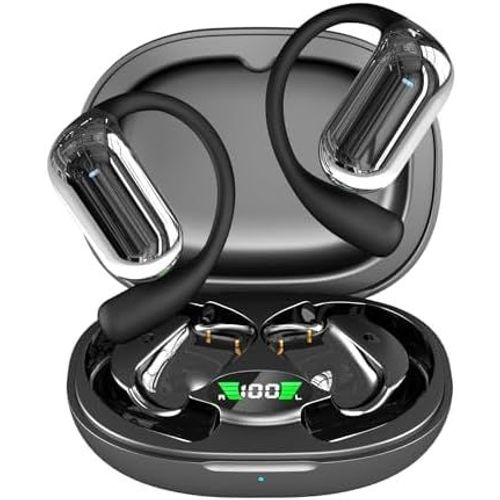AYU-couteurs sans Fil couteurs Bluetooth couteurs LED Power Display Charge Box couteurs couteurs Suspendus couteurs Sport tlphone Portable Ordinateur Portable
