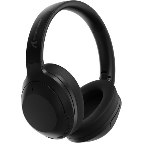 AYU-G300 Casque sans Fil avec Annulation Active du Bruit, Ultra Lger et Pliable Over-Ear, Connexion Cble/Bluetooth, 20 Heures d'Autonomie, Mic Intgr pour Conversations Main Libre - Noir