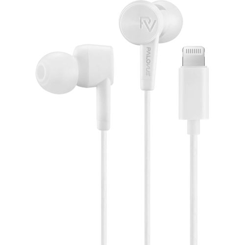 AYU-Lightning couteurs Intra-Auriculaires couteur pour iPhone 13 12 11 Pro Max iPhone X XS Max XR iPhone 8 Plus iPhone 7 Plus MFi Certified avec Microphone Controller SweetFlow Blanche