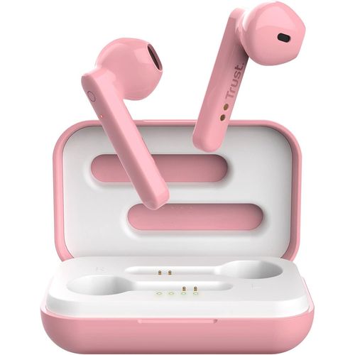 AYU-Mobile Primo Touch couteurs Bluetooth sans Fil avec Coque de Charge, True Wireless, Micro Intgr, Jusqu' 10h d'utilisation, pour Android, Chrome OS, iOS, MacOS, Windows, Rose