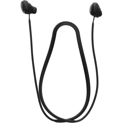 AYU-Sangle Compatible avec Anker Soundcore Space A40 - Sangle 72 cm en Silicone pour couteurs sans Fil Noir