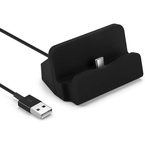 Ayu-Station D'accueil Dockingstation Type C Chargeur Usb C Compatible Avec Samsung Galaxy S22 S20 S10 S9 S8, Note, Huawei P20 Pro, Google Pixelbook, Nexus 5x/6p, Et Autres Appareils Usb-C En Noir
