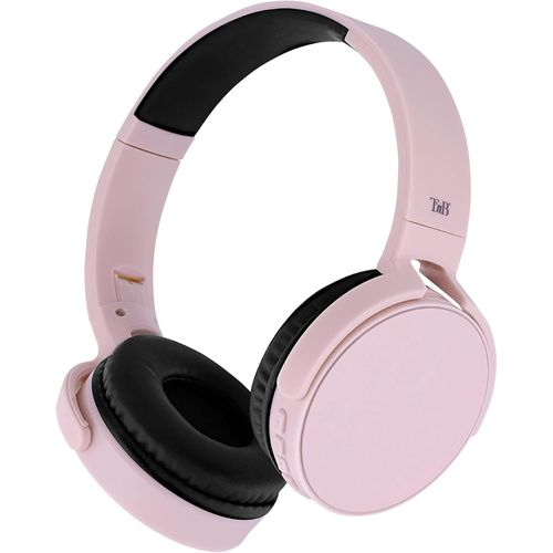 AYU-TNB - Casque sans Fil Bluetooth 5.0, Modle Single 2, 8 Heures DEcoute. Ajustable, Port Jack, Confortable, Microphone et Commandes Intgres, pour Le Sport et Entranements  Rose