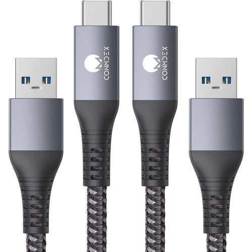 Ayu-Usb C Cble [2pack 3,3 Ft] Type C Cble Android Auto 3.1 Gen2 Usb A  C 3a Charge Rapide Cble De Transfert De Donnes De Synchronisation 10gbit/S Pour Samsung Galaxy S22 S21 Note 20/Note 10 1m