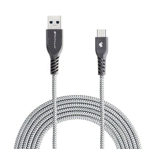 Ayu-Usb C Cble Chargeur (2m) Pour Appareils Usb Type C Samsung Tab A8 10.5, Tab A7 Lite 2021, Tab A7 10.4, Tab S7 Fe/Plus, Tab S8, Tab S6 Lite, Tablette Lenovo Tab P11 Plus, M10/Plus [Argent]