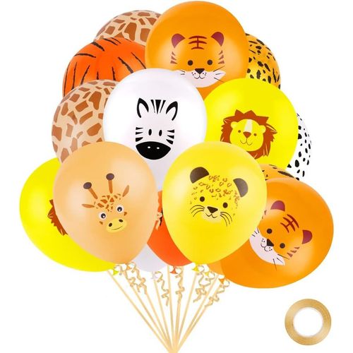 Ayuhr-Lot De 18 Ballons En Latex Pour 3e Anniversaire, Numbers Printed Chiffres Multicolores, Ballons D'anniversaire En Forme De Chiffre 3 Pour 3 Ans, Fournitures De Dcoration De Fte