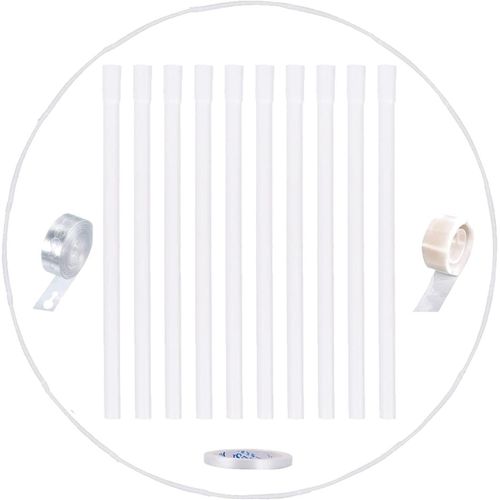 Ayuhr-Table Kit Arche De Ballon Structure, Rutilisable Fibre Support Arche Ballon Avec C-Clip, Rglable Balloon Arch Stand Pour Decoration Anniversaire Mariage Baby Shower