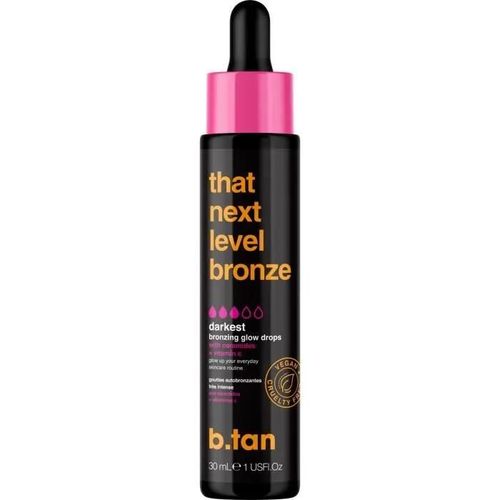 B.Tan That Next Level Bronze  Bronzing Glow Drops 30 Ml Gouttes Autobronzantes Trs Intense Darkest