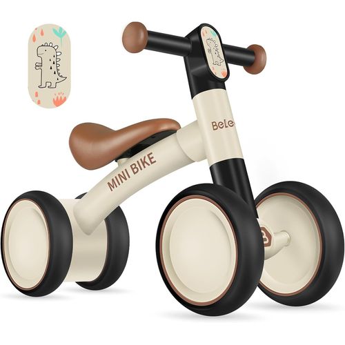 B1 Draisienne Bebe 1-2 Ans, Jouet Enfant Pour Garon Fille Bb, Vlo  4 Roues Silencieuses Sans Pdale, Direction Limite Sre  135, Sige Large Et Doux, 10-24 Mois Cadeau D'anniversaire.[G804]