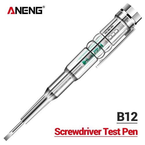 B12 - Dtecteur De Tension  Induction Intelligent, Voltmtre, Testeur De Circuit, Tournevis lectrique Avec Indicateur lectricien