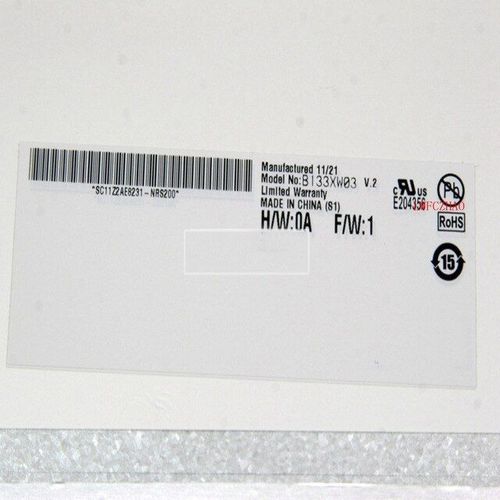 B133XW03 V.2 B133XW03 LTN133AT20 LTN133AT16 N133BGE-L31 N133BGE-L41 pour ordinateur portable LCD CRAN AFFICHAGE LED panneau de remplacement