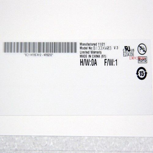 B133XW03 V.3 B133XW03 LTN133AT20 LTN133AT16 N133BGE-L31 N133BGE-L41 pour ordinateur portable LCD CRAN AFFICHAGE LED panneau de remplacement