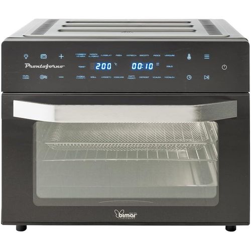 B301 Four lectrique Ventil Numrique Multifonction En Acier Inoxydable 30 Litres, Friteuse  Air Chaud, Air Fry Sans Huile Xxl, Cu Urs  Basse Temprature, Schoir, 18 Programmes De Cuisson