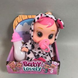 Baby Lovely Poupee Qui Pleure Poupon Bebe Interactif 23cm Vache Rakuten