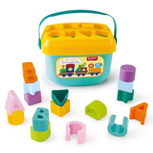 Baby's First Blocks, Set Of 16 Blocks For Classic Stacking And Sorting Play For Baby & Infants, Ages 6 Months+