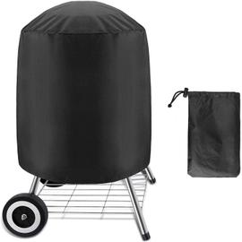 Bâche imperméable pour barbecue extérieur, couverture anti-poussière pour  four portable de camping en plein air (diamètre noir 61 hauteur 72 cm)