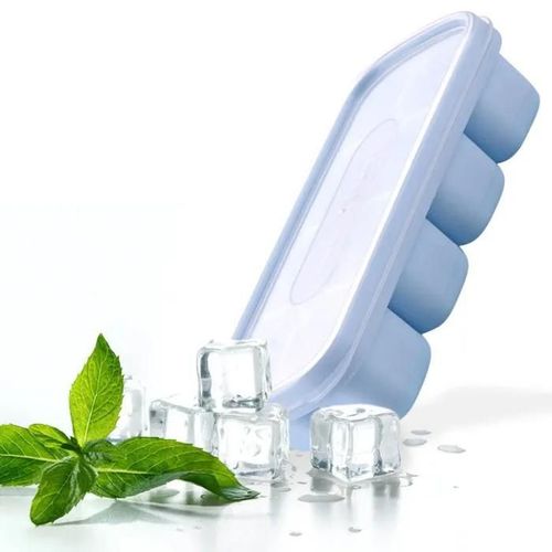 Bacs  Glaons En Silicone Lce Trays Avec Couvercles Amovibles Anti-claboussures Bacs  Glaons Empilables Et Faciles  Dmoule