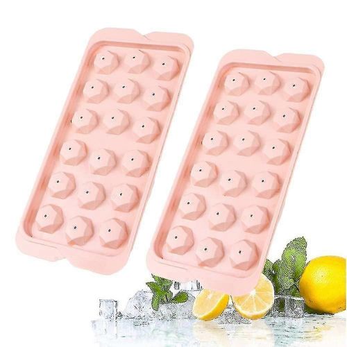Bacs  Glaons Ronds Avec Couvercle, Mini Bacs  Glaons Ronds Pour Conglateur, Lot De 3 Moules  Glaons