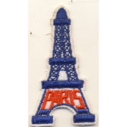 Badge Paris Tour Eiffel, Application De Mercerien Blason Tour Eiffel
