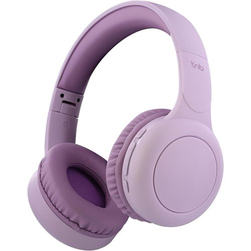 BAERTMY-Casque Bluetooth Sans Fil, Supra-Auriculaire Confortable, Pads En Mousse, Microphone Intgr, Arceau Rglable, Autonomie 24H, Lger Et Pliable - Violet