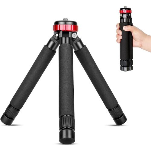 BAERTMY-Mini Trpied 33Cm Hauteur Avec Vis 1/4 Et 3/8 Alliage D'Aluminium Trpied De Table Pour Video Studio Smartphone Telephone Dslr Appareils Photo Reflex Et Gimbal Stabilsateur