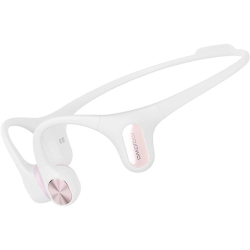 BAERTMY-Run Air (Mojo 2) Casque  Conduction Osseuse, couteurs Sans Fil Bluetooth Ouverts, Casque Sportif Avec Basses Profondes, Ajustement Scuris, tanchit Ip67, 26G, 8H D'Autonomie, Blanc