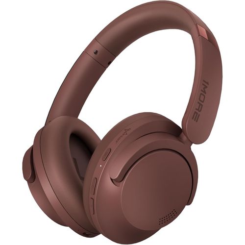 BAERTMY-Sonoflow Pro Casque Anti Bruit Actif, couteur Sans Fil Avec Ldac, Hi-Res Audio, Bluetooth 5.4, 100 Heures Et Charge Rapide, Confortable, Appels Clairs (Marron)