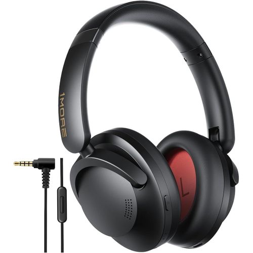 BAERTMY-Sonoflow Pro Casque Anti Bruit Actif, couteur Sans Fil Avec Ldac, Hi-Res Audio, Bluetooth 5.4, 100 Heures Et Charge Rapide, Confortable, Appels Clairs (Noir)