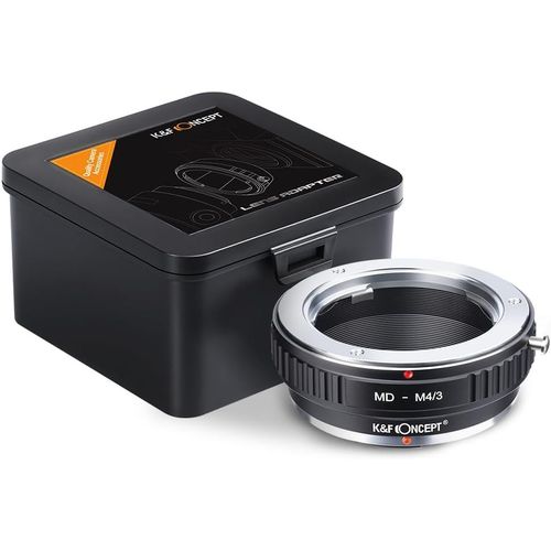 Bague Adaptatrice Pour Monter Objectif Minolta Md  Camra Micro M4/3 Noir En Mtal[Gop6250650]