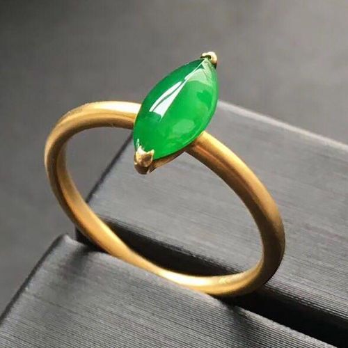 Bague Ajustable En Forme D'oeil De Cheval Vert, Bijou En Argent, Simple, Frais Et lgant