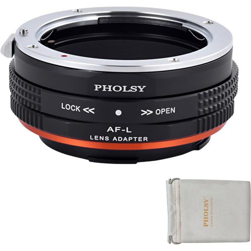 Bague D'Adaptation Avec Bague De Contrle Des Ouverture Pour Objectifs Sony A/Minolta Af Et Appareil Photo Leica L Compatible Avec Leica Sl2, Sl2-S, Cl, Tl2, Lumix S5, S1, Bs1H, Fp, Fp L