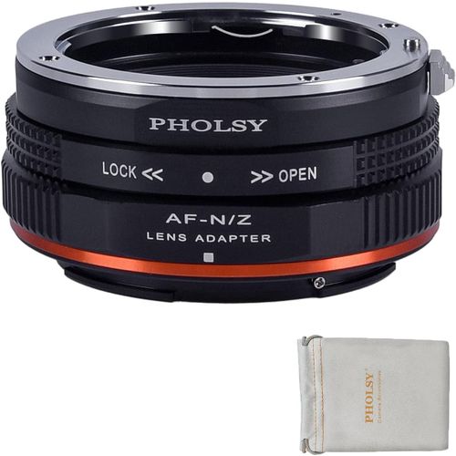 Bague D'Adaptation Avec Bague De Contrle Des Ouvertures Compatible Avec Objectifs Sony A/Minolta Af Et Appareils Photo Nikon Z, Z Fc, Z30, Z9, Z8, Z6, Z7, Z5, Z50 (Pas Pour Z6 Ii [GOP6255697]